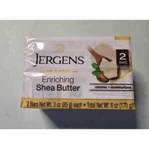 Jergens 2 Pack Shea Butter & 2 Pack Hydrating Coconut Bar Soap